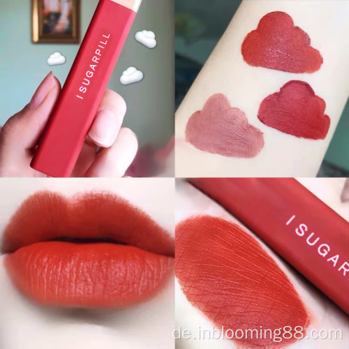 Großhandel 5 Farben Lang anhaltende Velvet Matte Lip Glaze